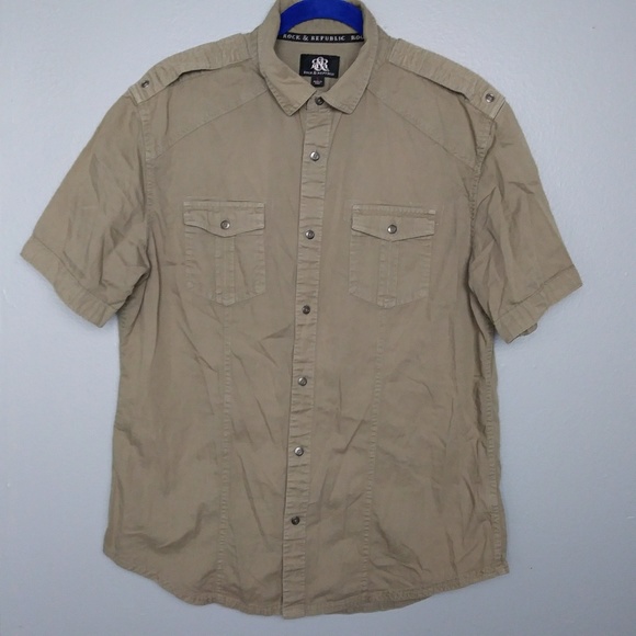 Rock & Republic Other - Rock & Republic Button Down Short Sleeve Shirt